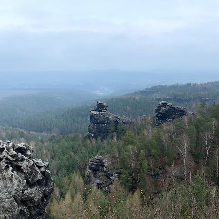 Ferienwohnung Am Malerweg Konigstein an der Elbe Luaran gambar